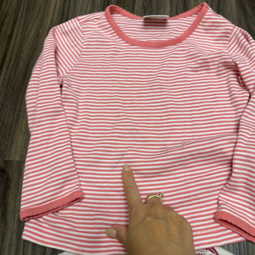4 of Hanna Anderson toddler 4T pajama long sleeve shirt - Picture 2 of 8